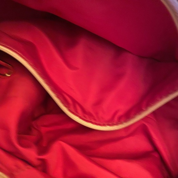 EUC Cole Haan Perry Street Casey Ivory Python Drawstring Hobo - Picture 9 of 11